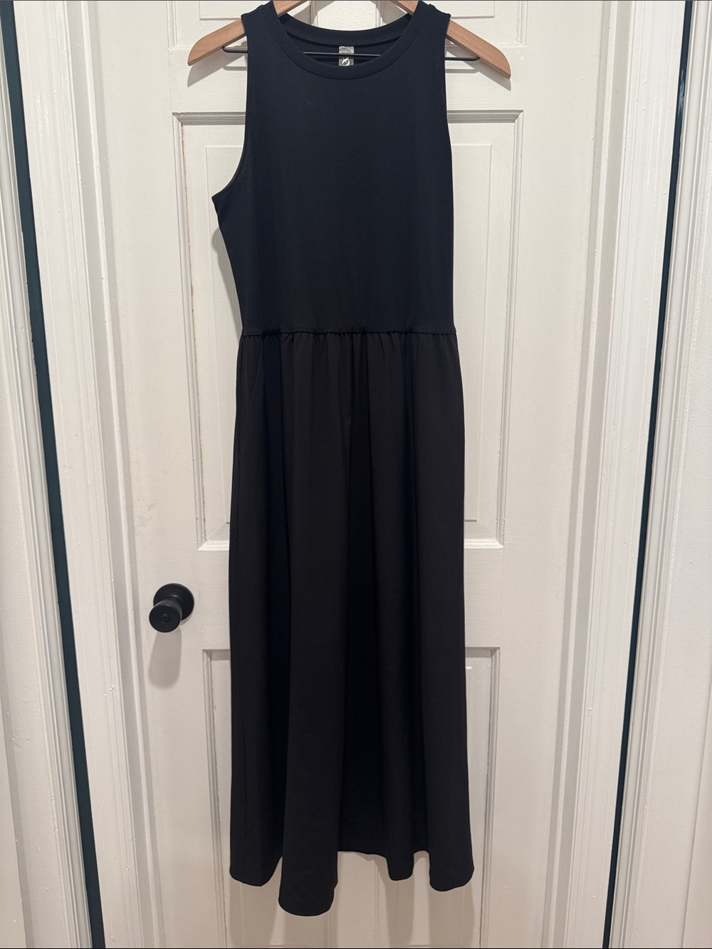 Lou & Grey Mixed Media Midi Dress
